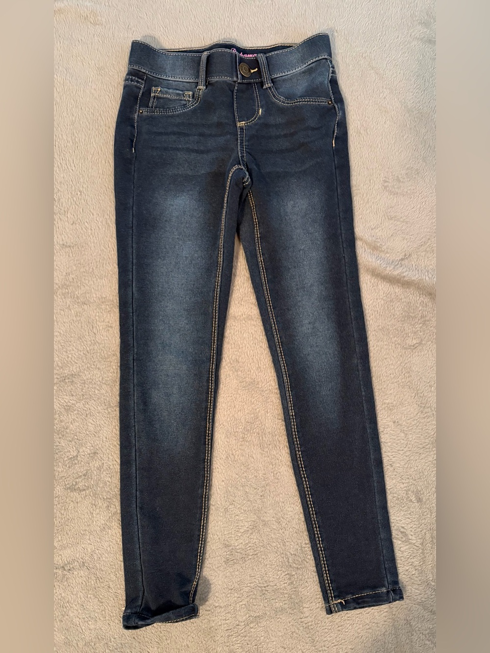 Tommy Bahama Girls Size 6 Kids Jeans Stretch Pull-On Jegging Casual Pants